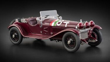 Модель автомобиля Alfa Romeo 6C 1750 GS Winner Mille Miglia 1930 Nuvolari/Guidotti Limited Edition 2000 pcs.